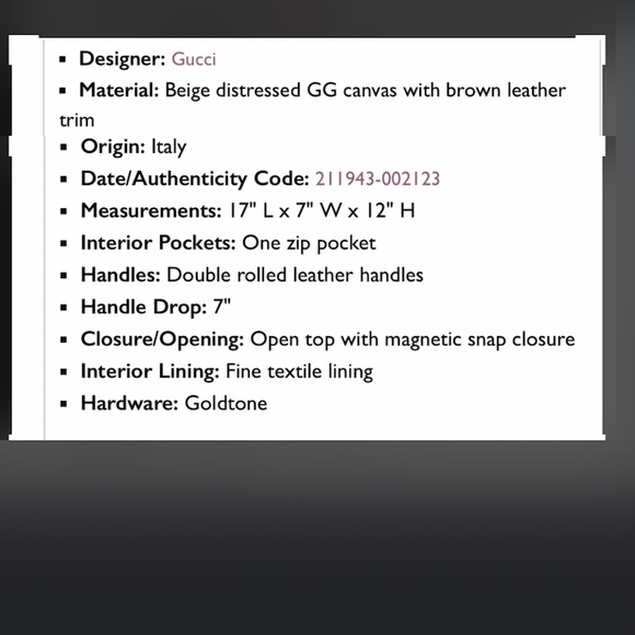 Gucci sukey large bag💕 - Picture 11 of 11